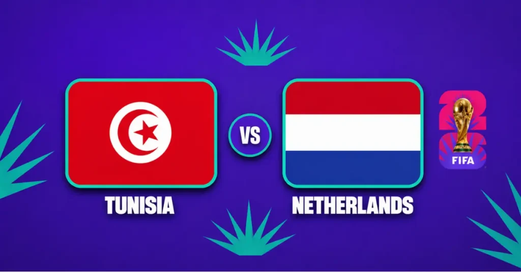 Watch Tunisia vs Netherlands Live, FIFA World Cup