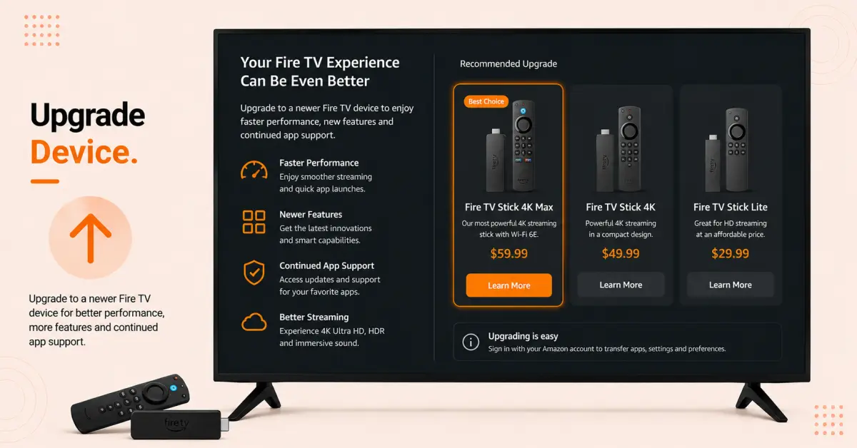 Upgrade or Replace Older Devices