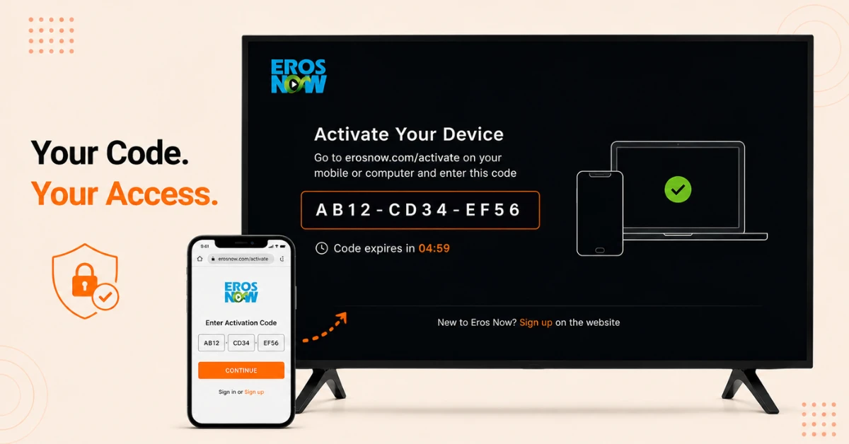 eros now on firestick