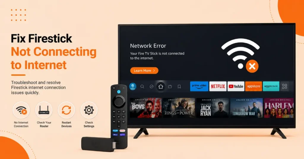 How to Fix Firestick Not Connecting to Internet