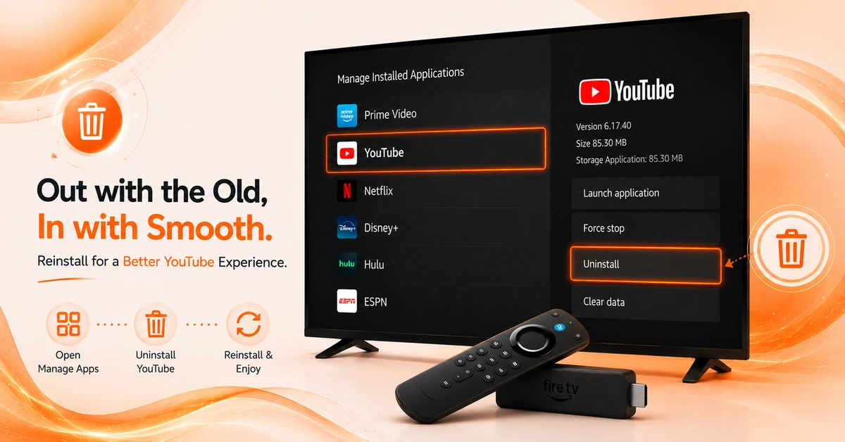 How to Fix YouTube Not Working on Firestick (Step 4)