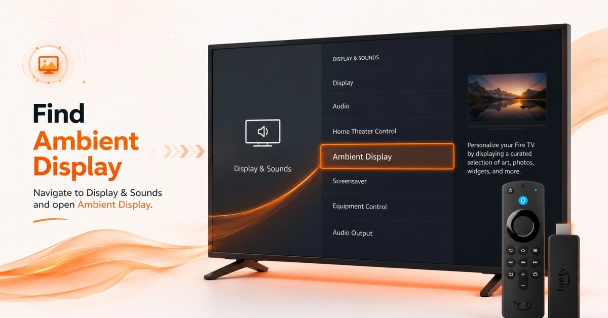 How to Enable Ambient Display on Firestick (Step 2)