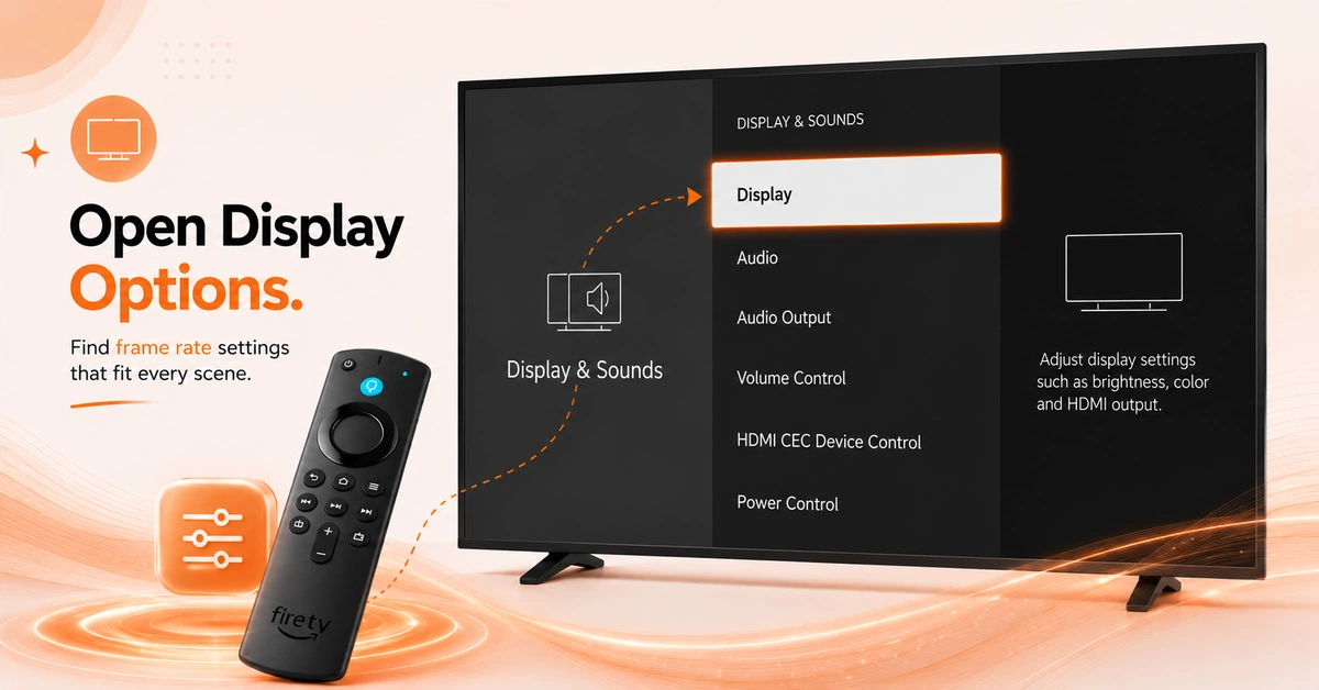 How to Enable Auto Frame Rate Matching on Firestick Step 3