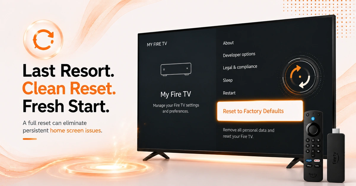 How to Fix Home Is Currently Unavailable on Firestick (Step 4)