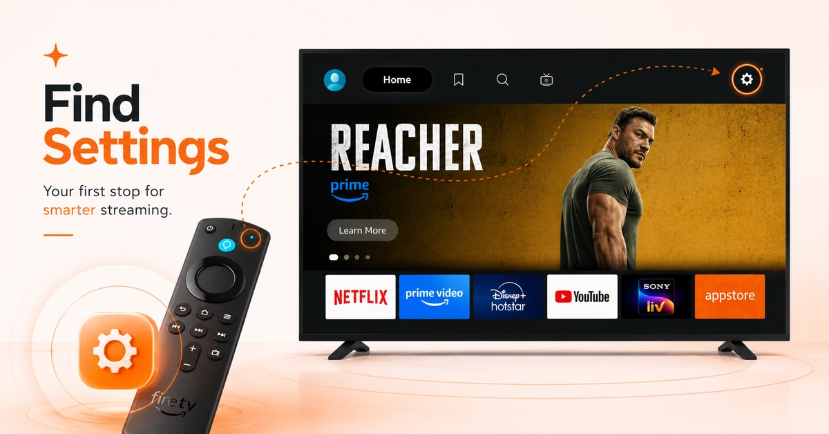 How to Enable Auto Frame Rate Matching on Firestick Step 1
