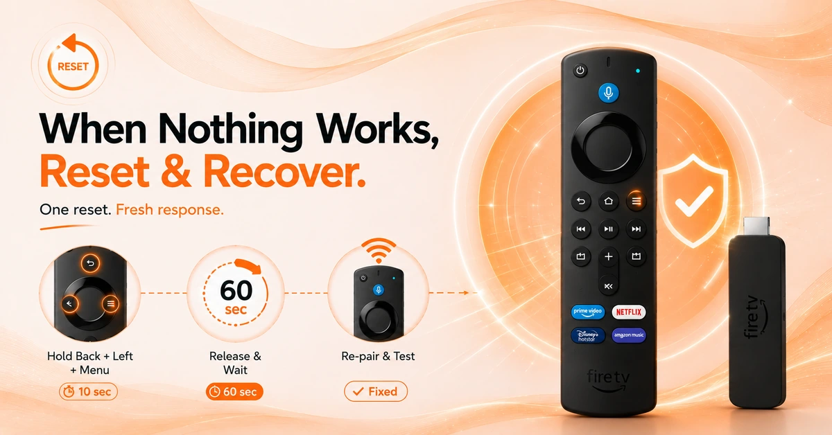 How to Fix Firestick Remote Lag (Step 4)