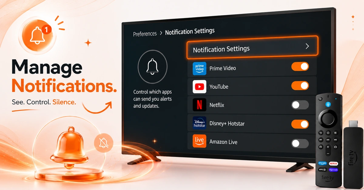 How to Manage Notifications on Firestick (Step 3 )