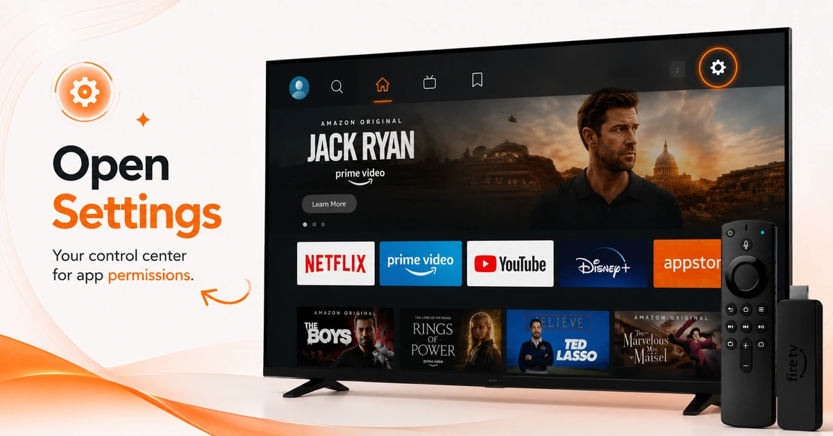 How to Change App Permissions on Firestick (Step 1)