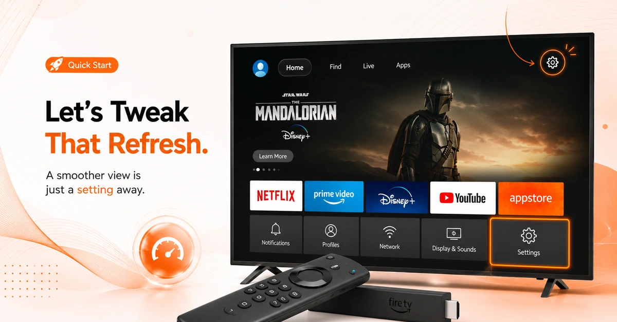 How To Adjust Refresh Rate On Firestick? Step 1