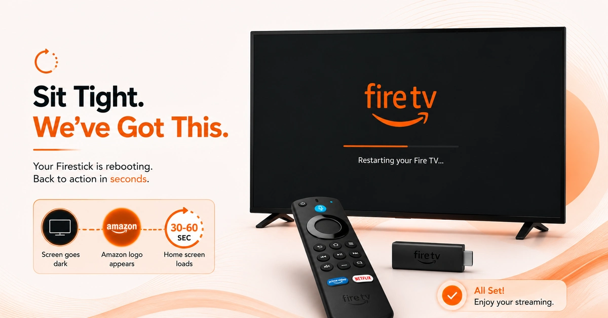 How to Restart Firestick Using Remote Shortcut (Step 4)