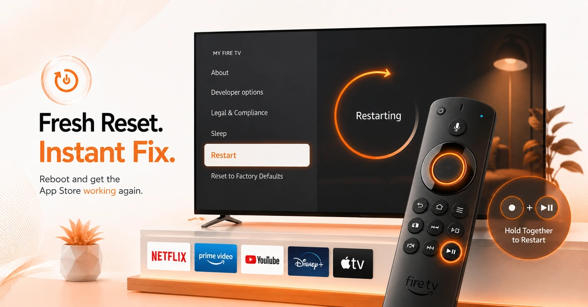 How to Fix Firestick App Store Not Working (Step 1)