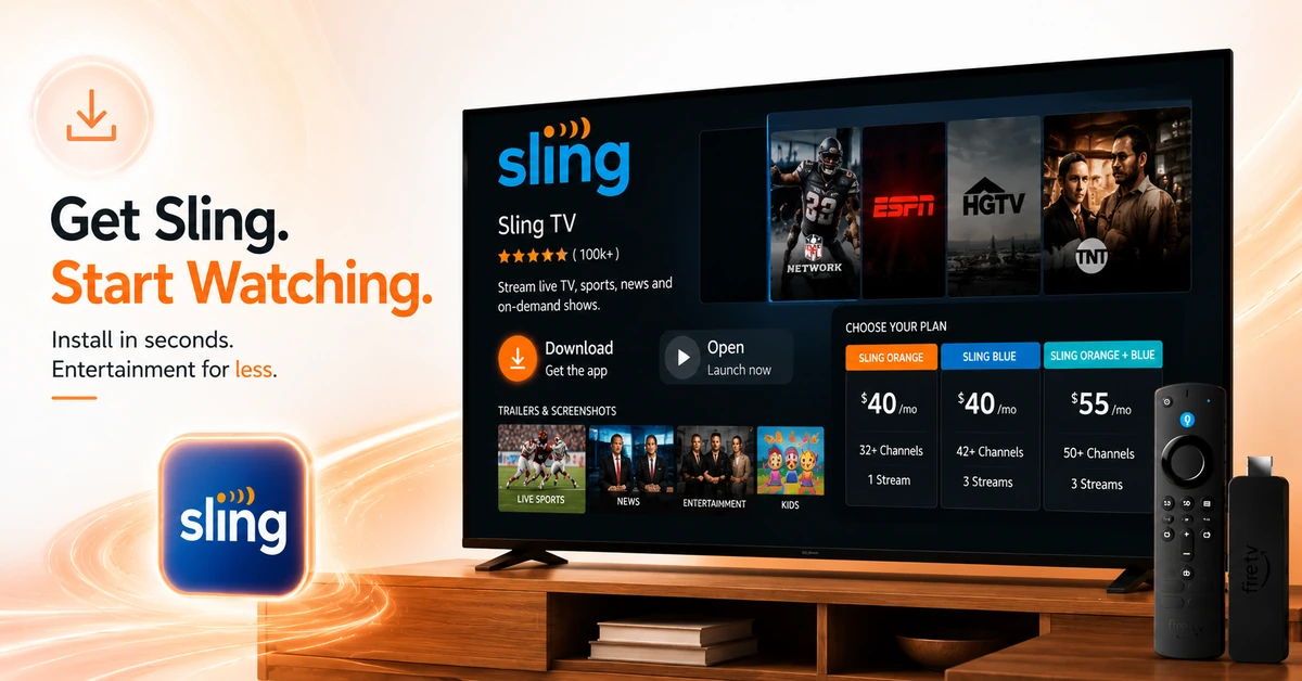 How to Install Sling TV on Firestick (Step 3)