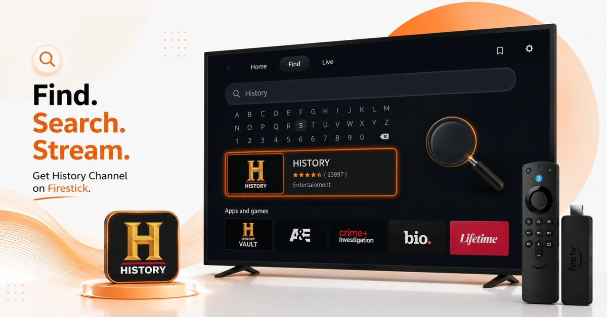 Find and Open History Channel on Firestick