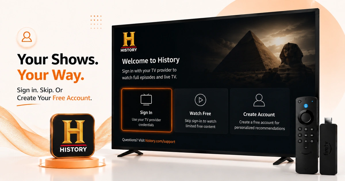 Set Up Your History Channel Account