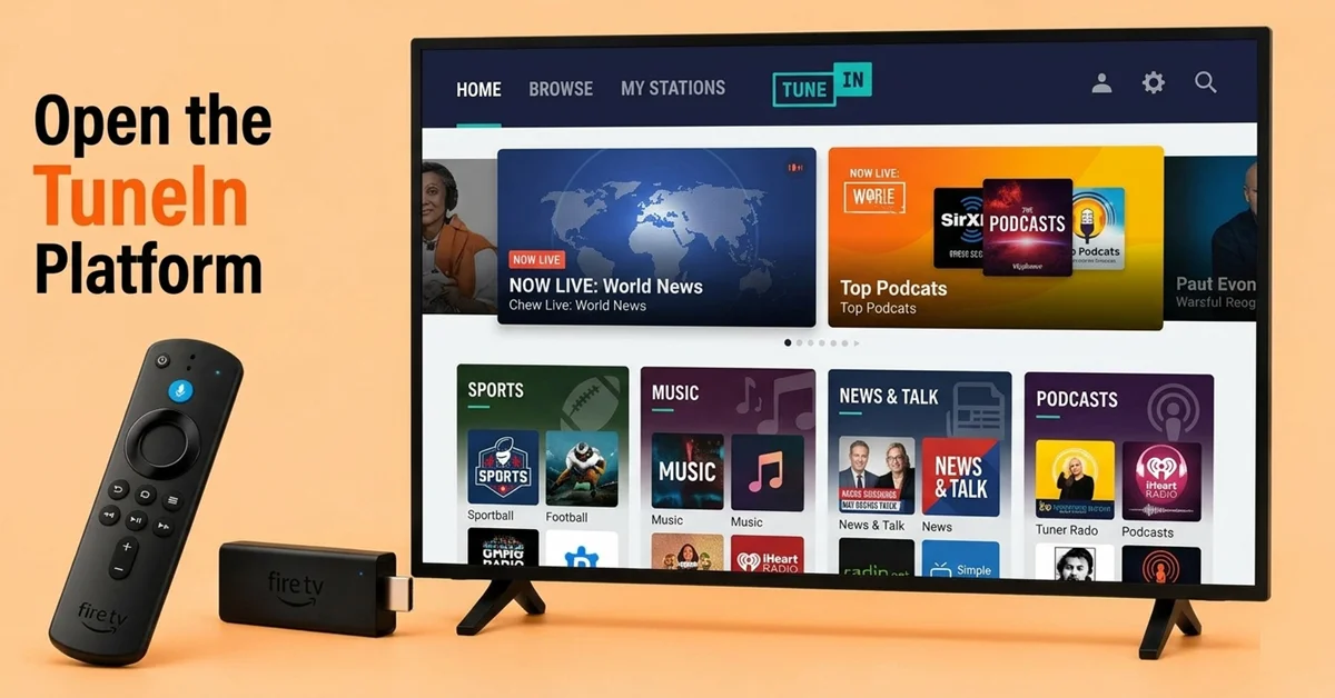 Launch the TuneIn Platform