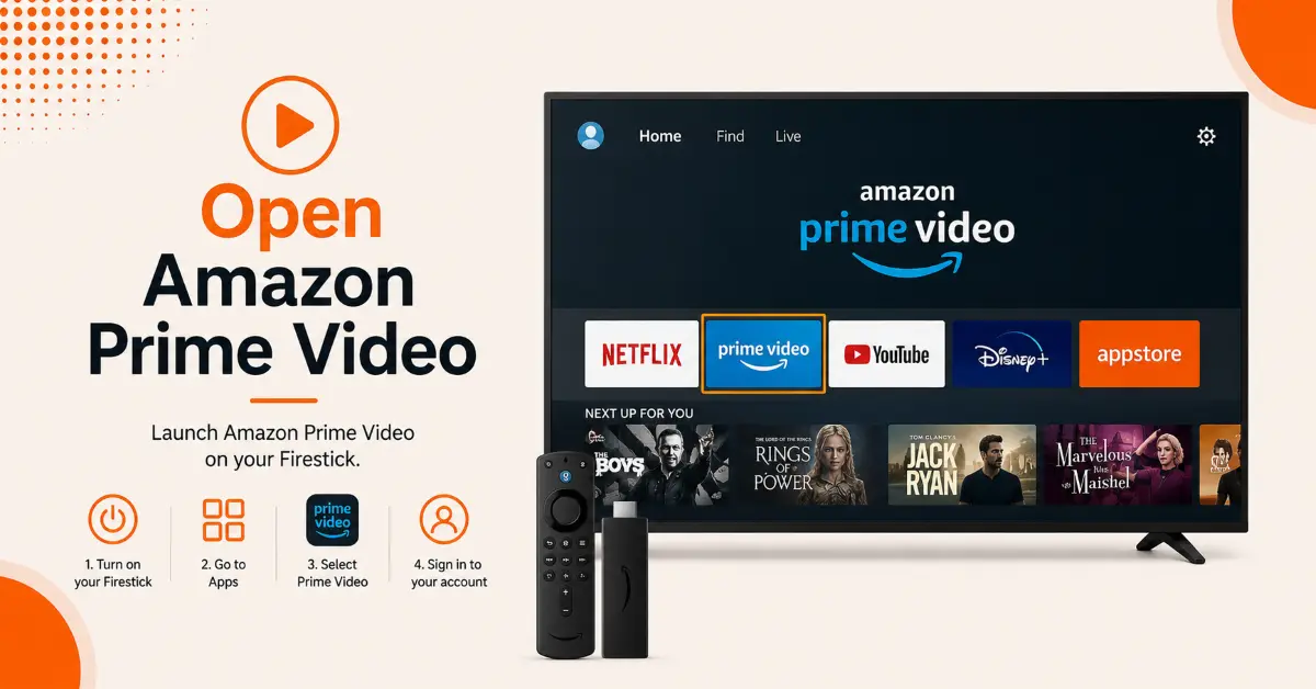Open Amazon Prime Video
