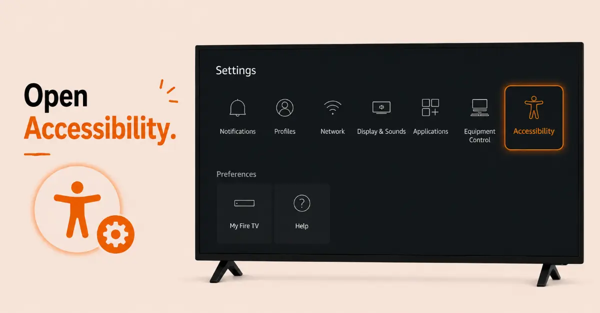 Open Accessibility Settings