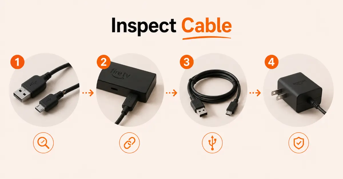 Inspect the Power Cable