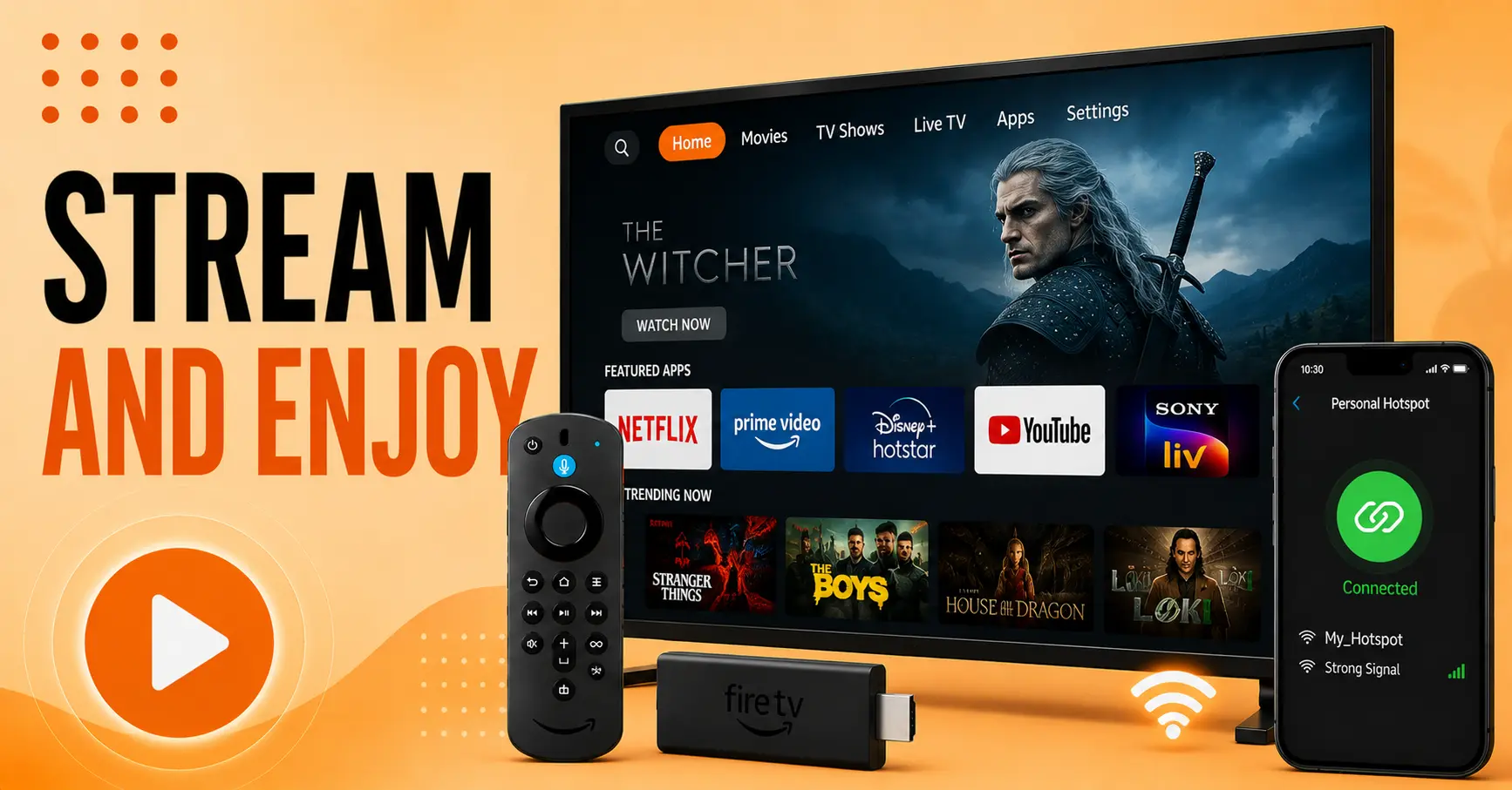 How to Use Firestick on Mobile Hotspot